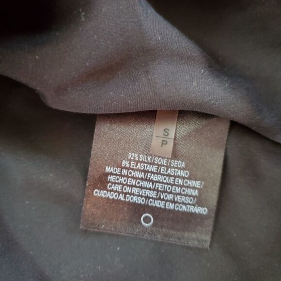 Elie Tahari Silk Black Blouse - Picture 8 of 8